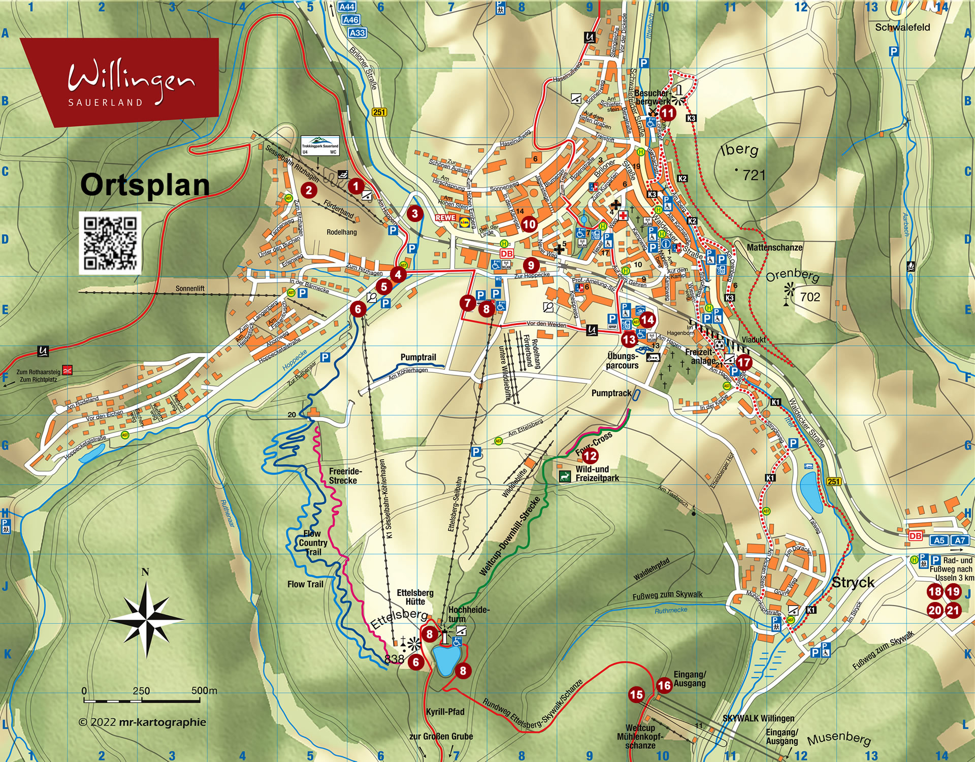 Ortsplan Willingen